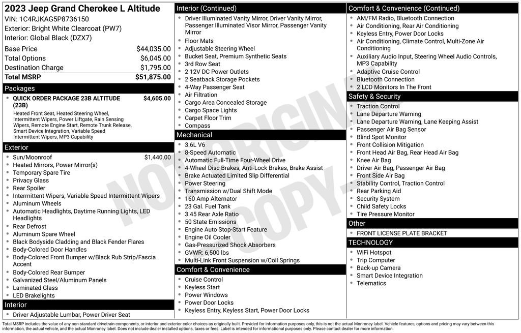 Used 2023 Jeep Grand Cherokee L Laredo image 4