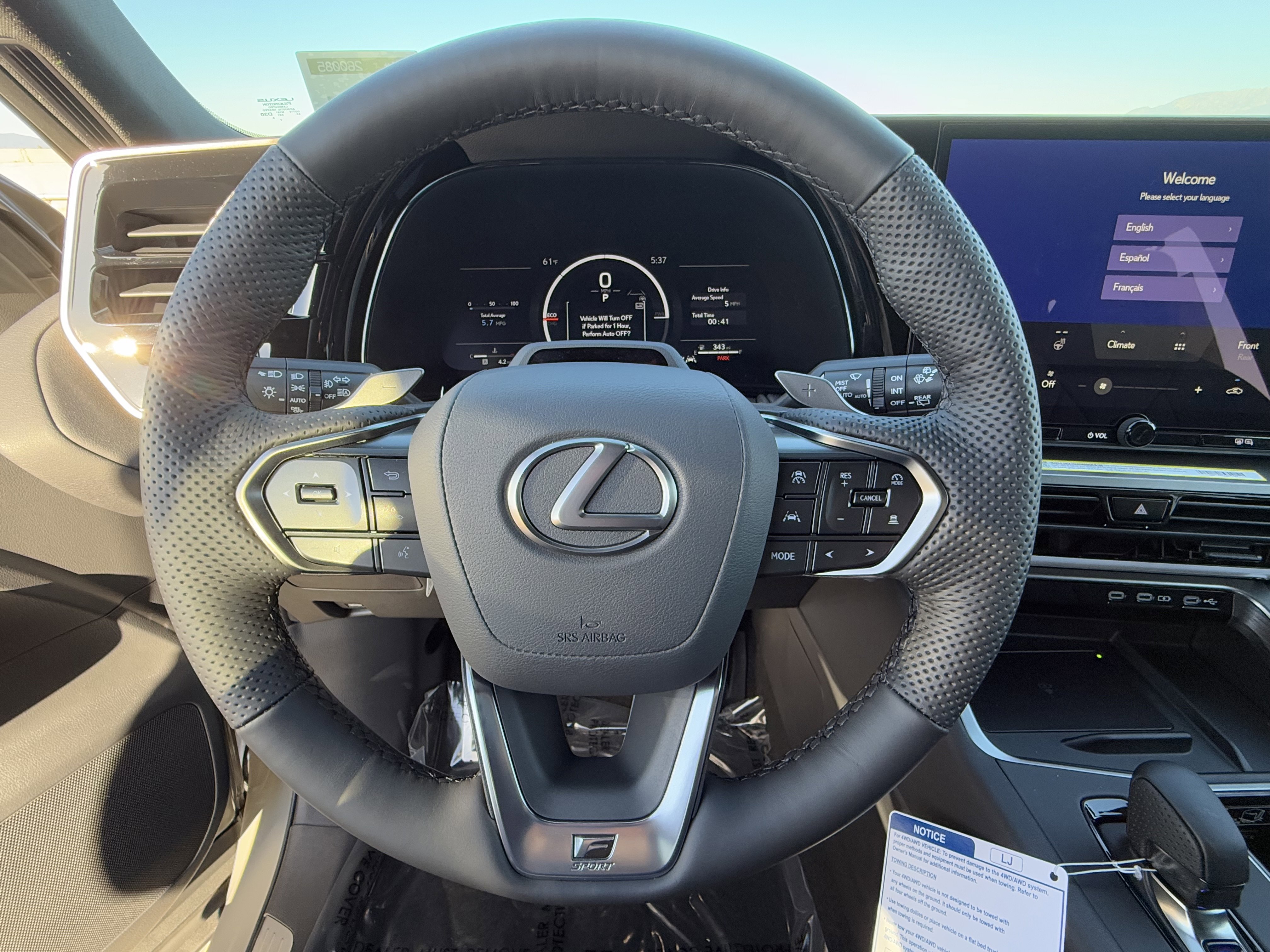 New 2026 Lexus TX 500h AWD image 19