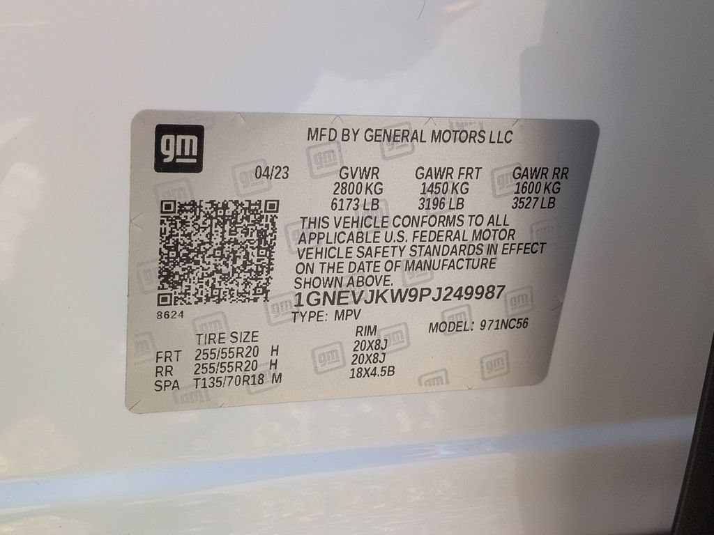 Certified 2023 Chevrolet Traverse RS AWD/4WD image 31