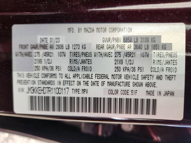 Used 2024 MAZDA CX-90 3.3 Turbo w/ Premium Plus Pkg AWD/4WD image 29