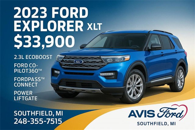 Used 2023 Ford Explorer XLT w/ Equipment Group 202A