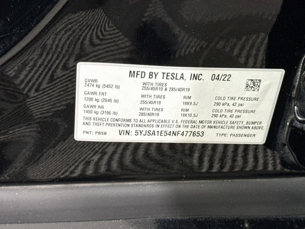 Used 2022 Tesla Model S AWD/4WD image 35