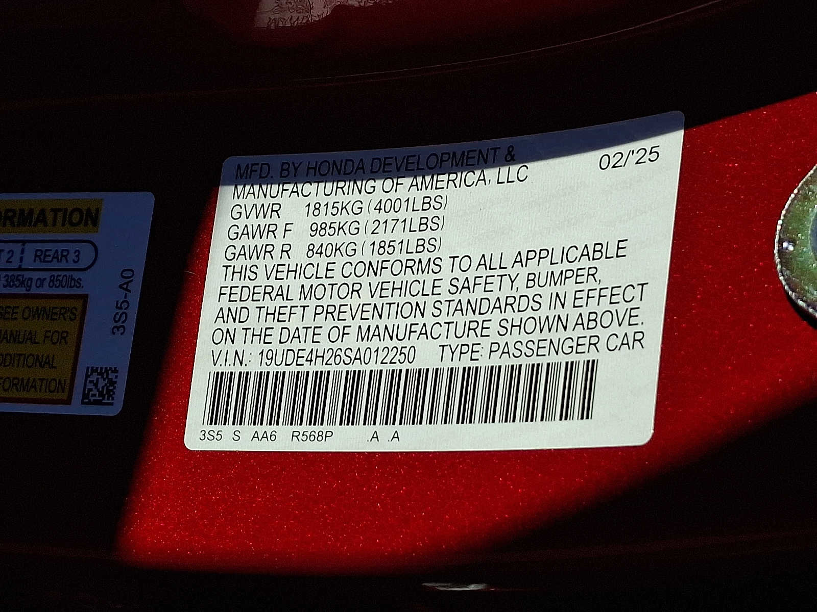 Used 2025 Acura Integra FWD image 29