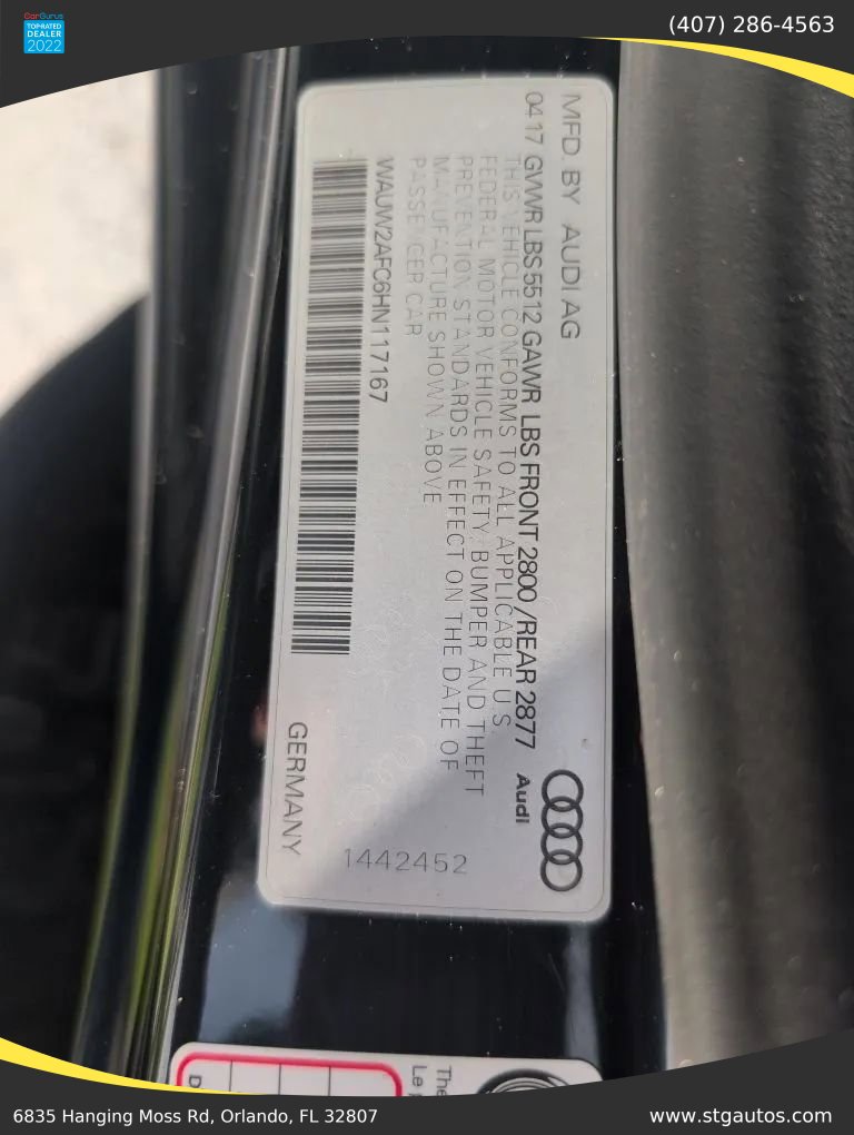 Used 2017 Audi A7 3.0T Premium Plus w/ Black Optic Package image 32