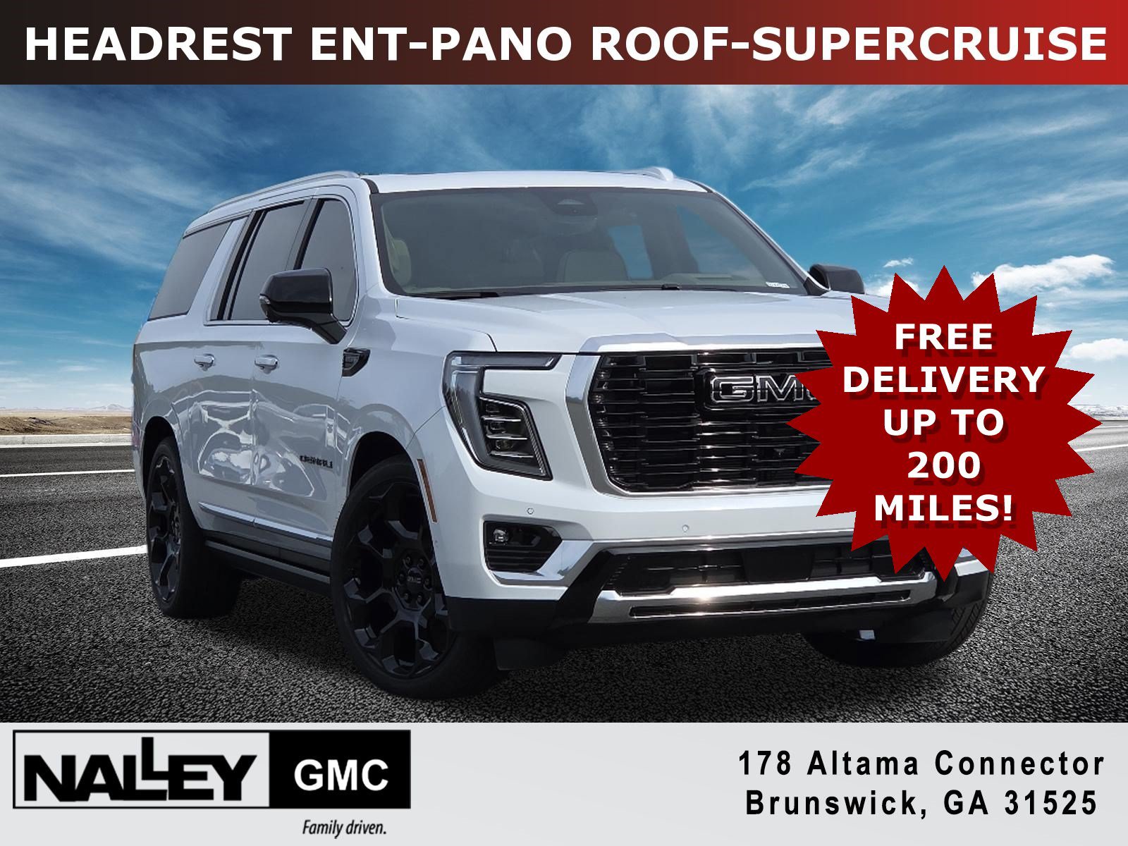 New 2026 GMC Yukon XL Denali w/ Denali Reserve Package