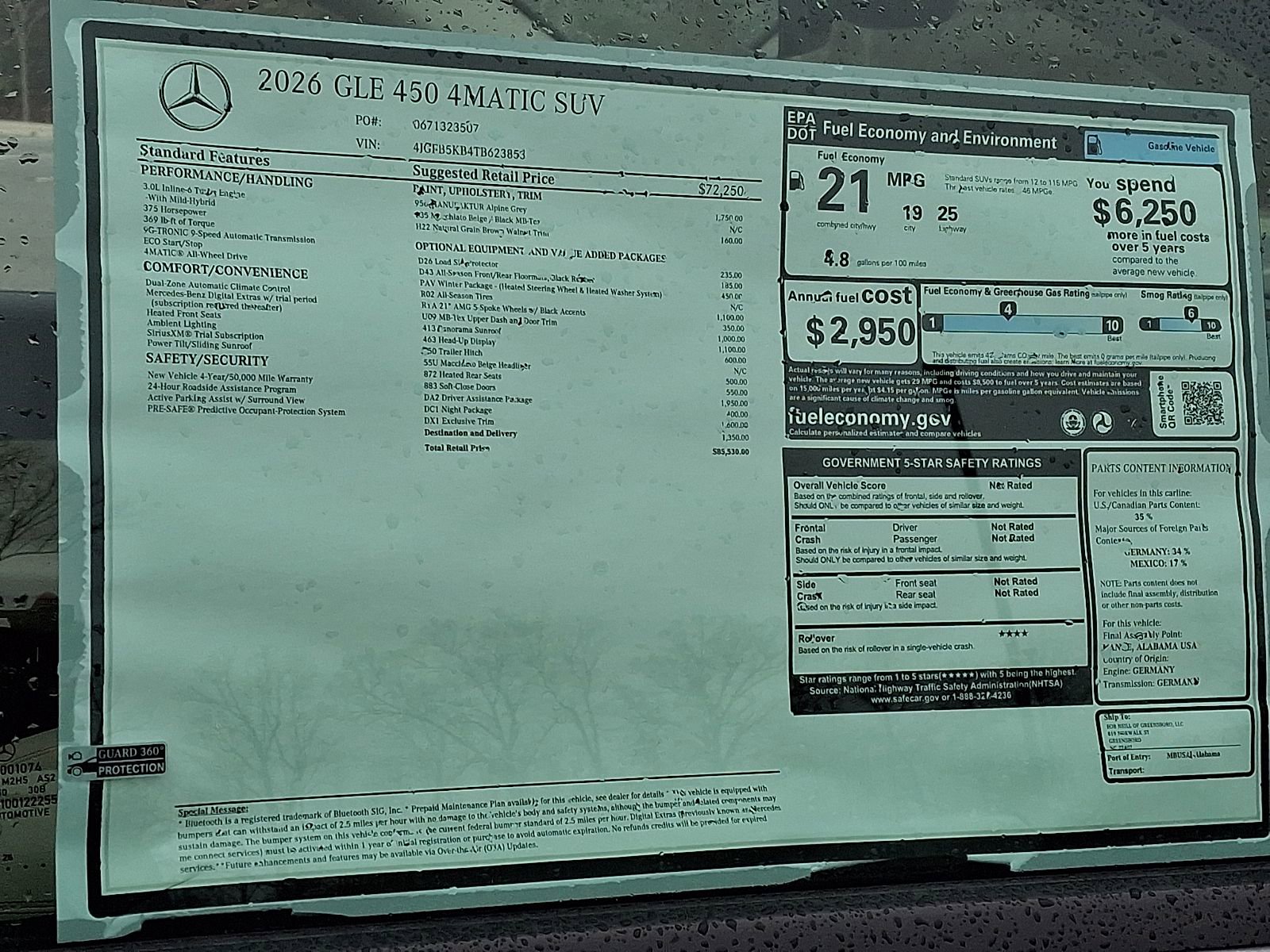 New 2026 Mercedes-Benz GLE 450 4MATIC image 19