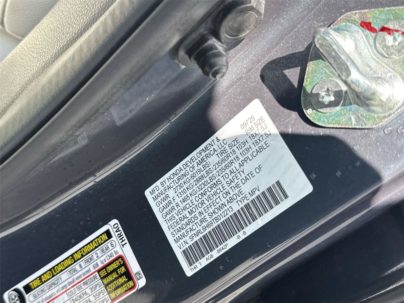 Used 2026 Honda Odyssey EX-L image 32