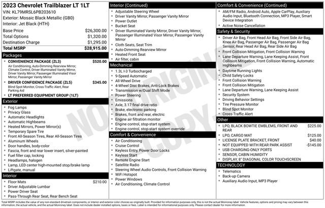 Certified 2023 Chevrolet TrailBlazer LT w/ Convenience Package image 7