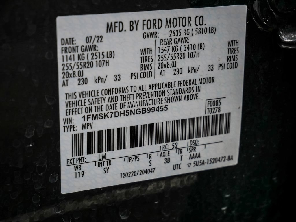 Used 2022 Ford Explorer XLT w/ Equipment Group 202A RWD image 39