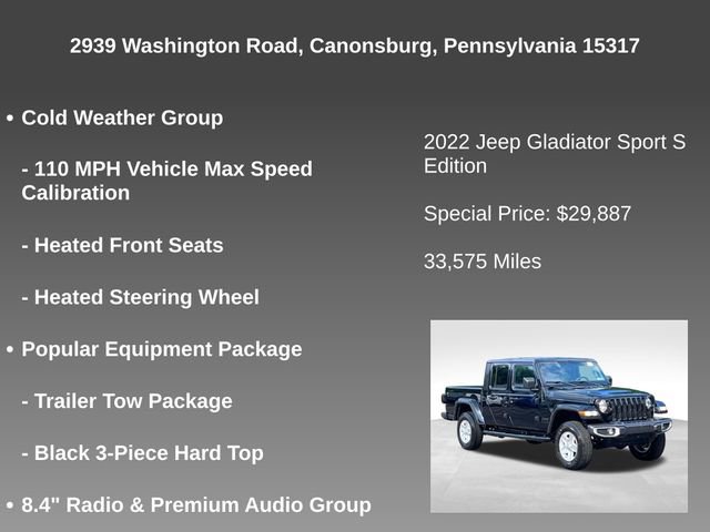 Used 2022 Jeep Gladiator Sport image 18
