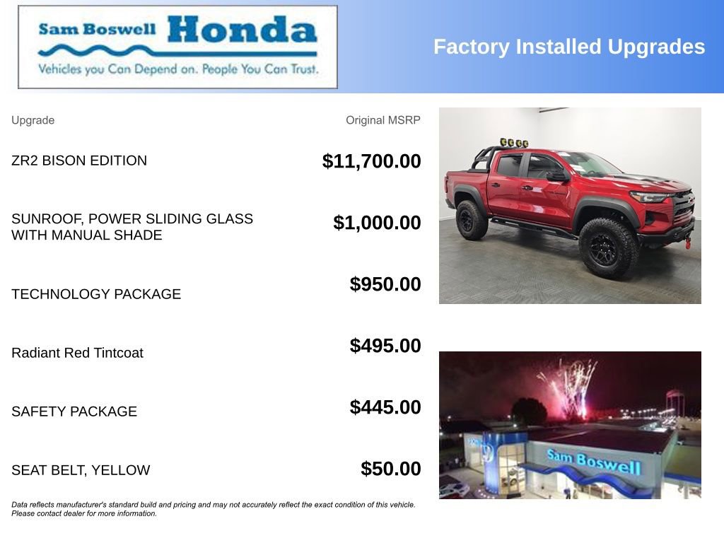 Used 2024 Chevrolet Colorado ZR2 w/ ZR2 Bison Edition AWD/4WD image 4