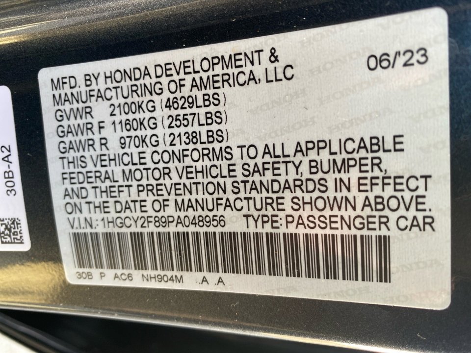 Certified 2023 Honda Accord Touring image 39