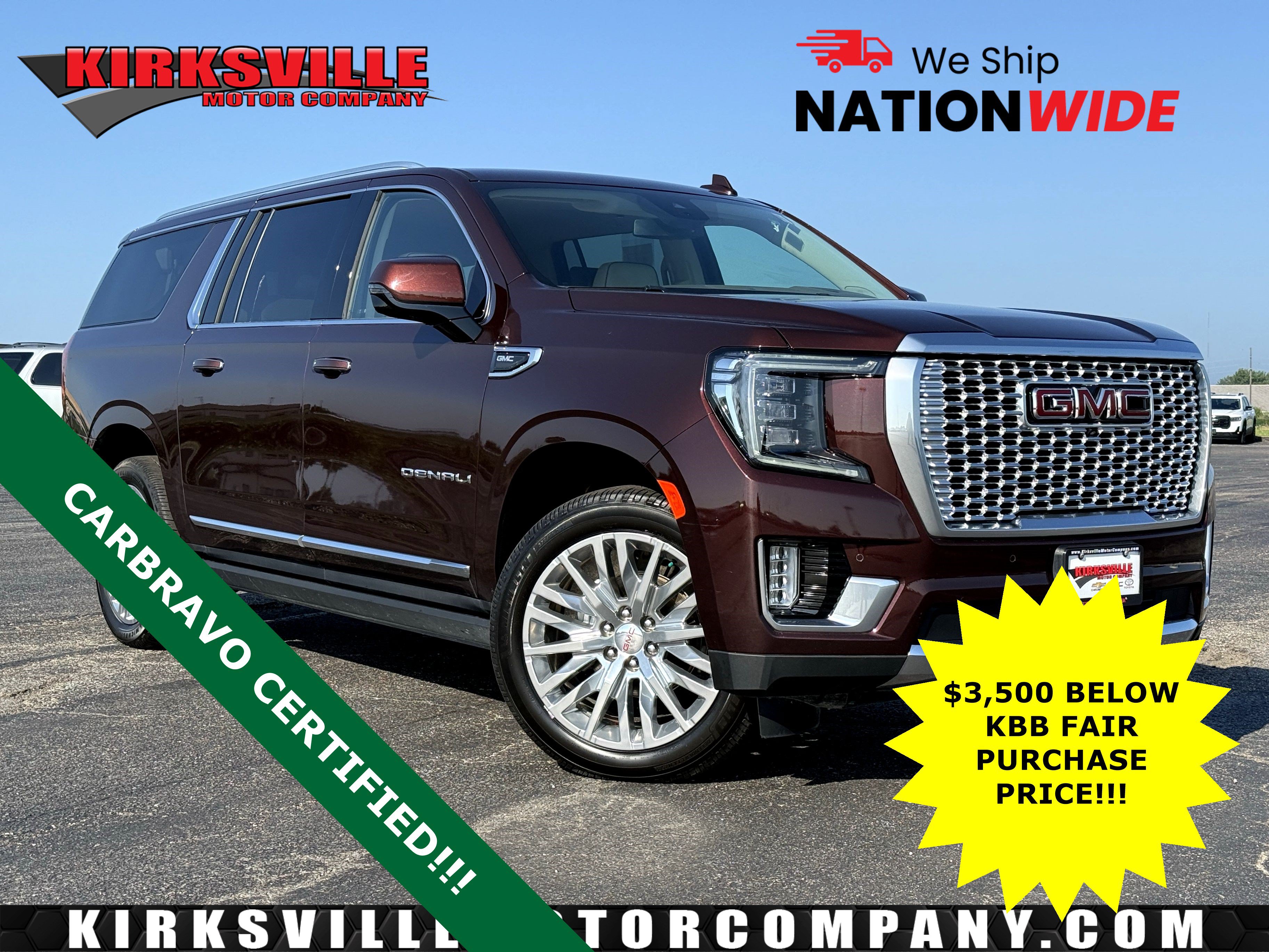 Certified 2023 GMC Yukon XL Denali w/ Max Trailering Package