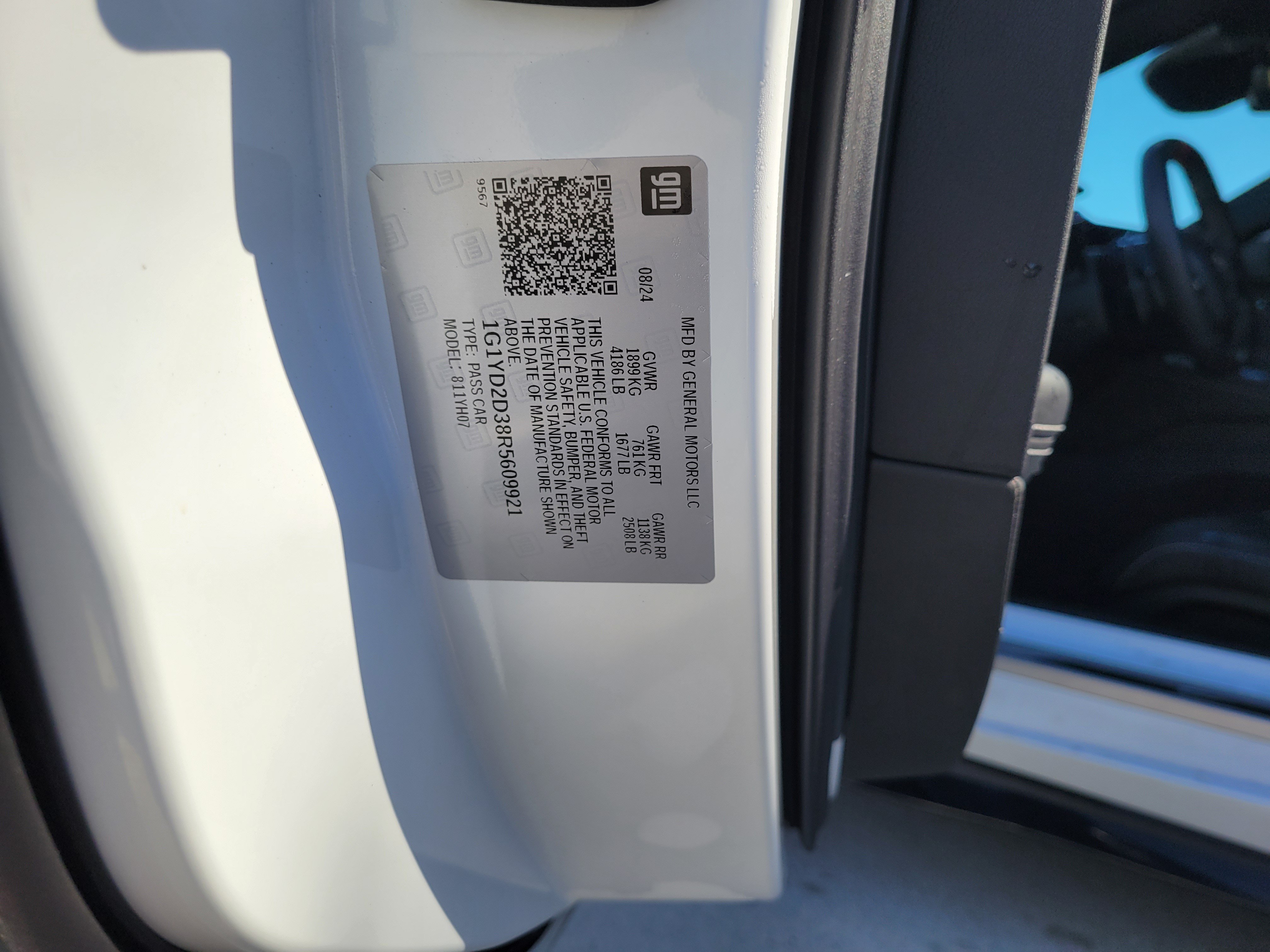 Used 2024 Chevrolet Corvette Z06 w/ Battery Protection Package RWD image 30