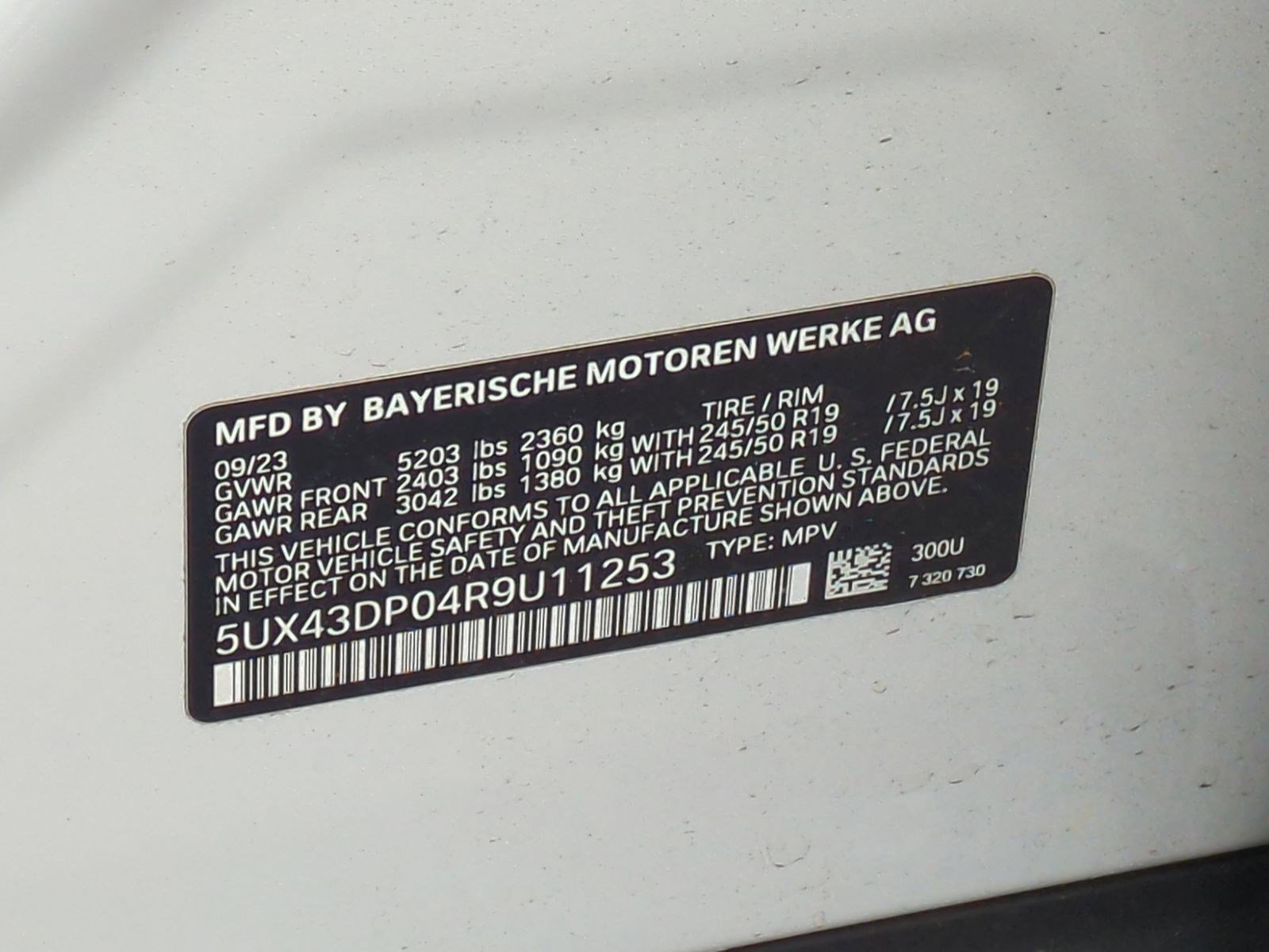 Certified 2024 BMW X3 sDrive30i w/ Premium Package RWD image 35