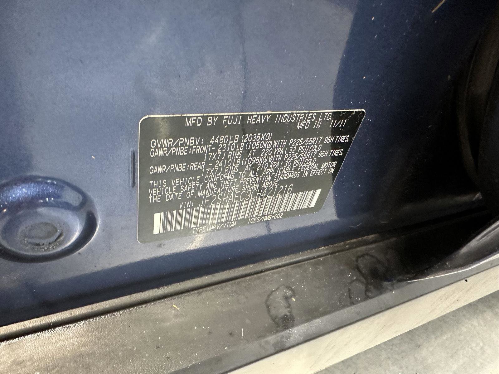 Used 2012 Subaru Forester 2.5X Limited image 13