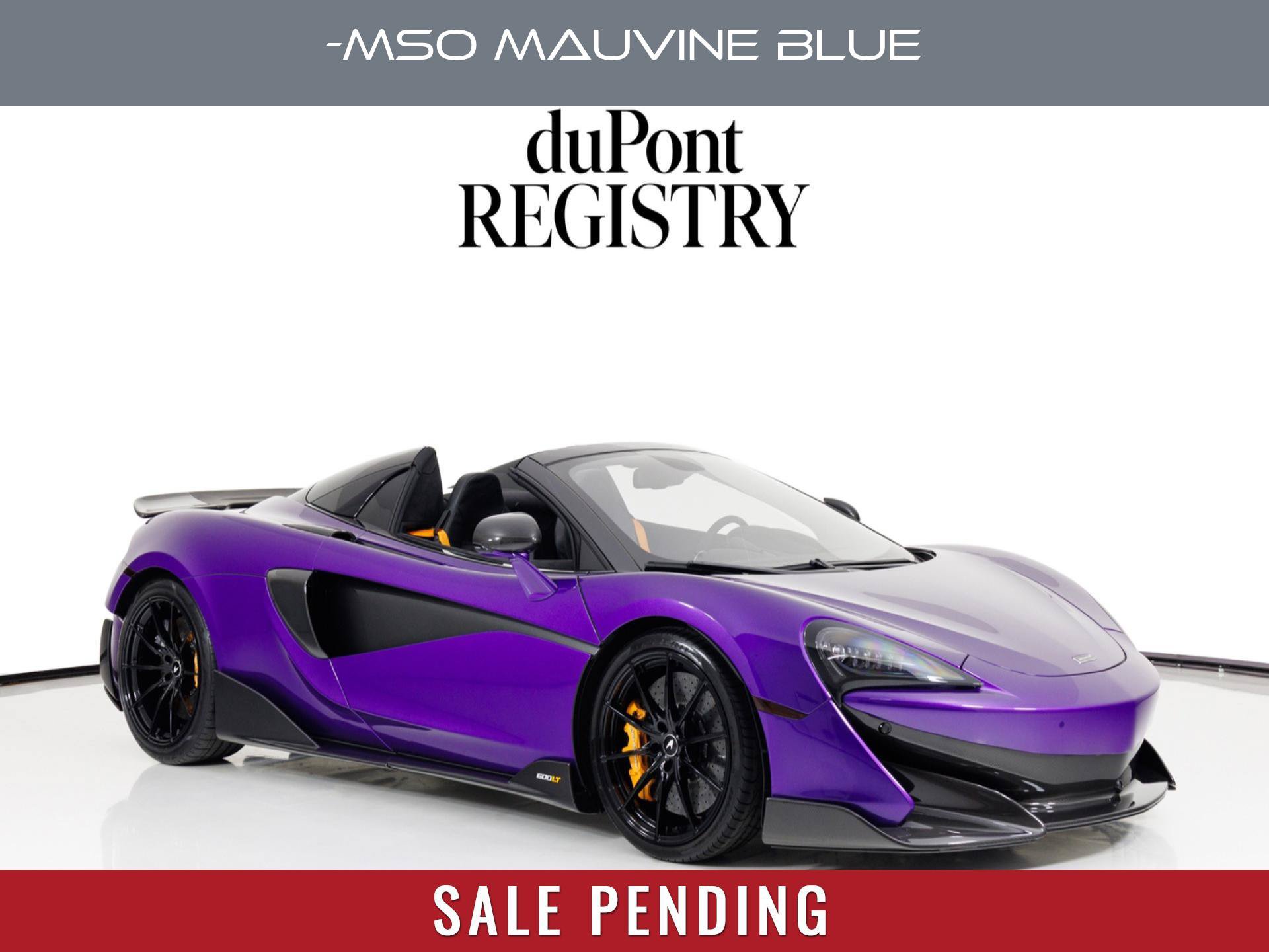 Used 2020 McLaren 600LT Spider RWD image 1