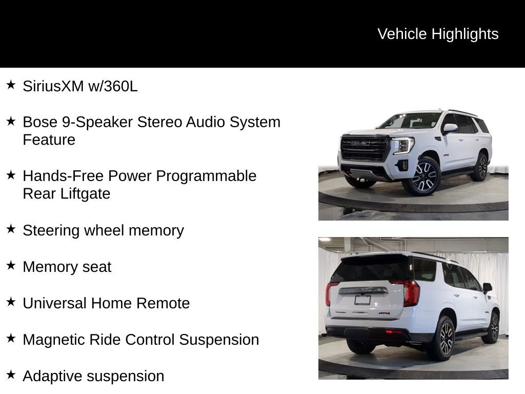 Used 2023 GMC Yukon AT4 w/ Technology Package image 32