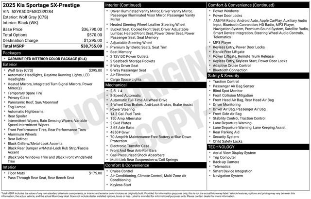 Used 2025 Kia Sportage SX image 49