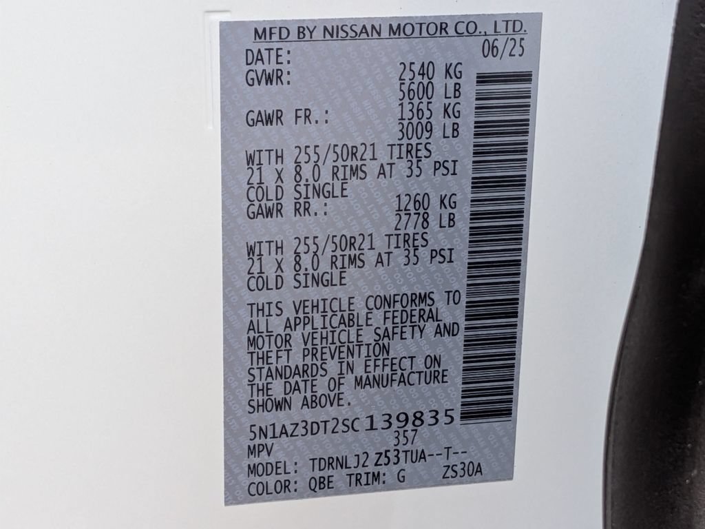 Certified 2025 Nissan Murano Platinum AWD/4WD image 31