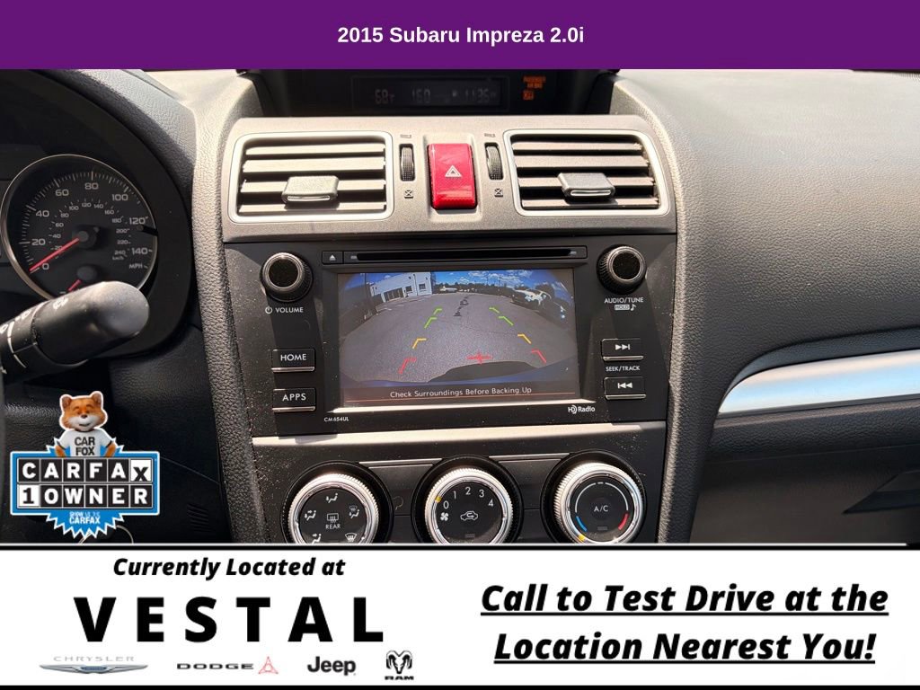 Used 2015 Subaru Impreza 2.0i AWD/4WD image 17