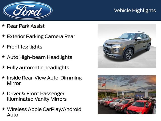Used 2021 Chevrolet TrailBlazer ACTIV w/ Sun and Liftgate Package FWD image 13