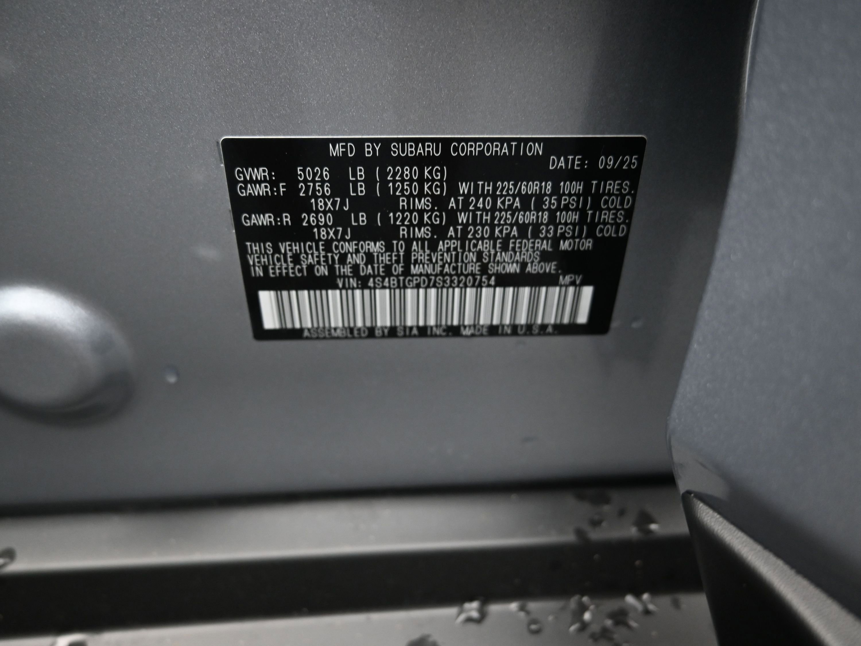 New 2025 Subaru Outback Touring XT image 9