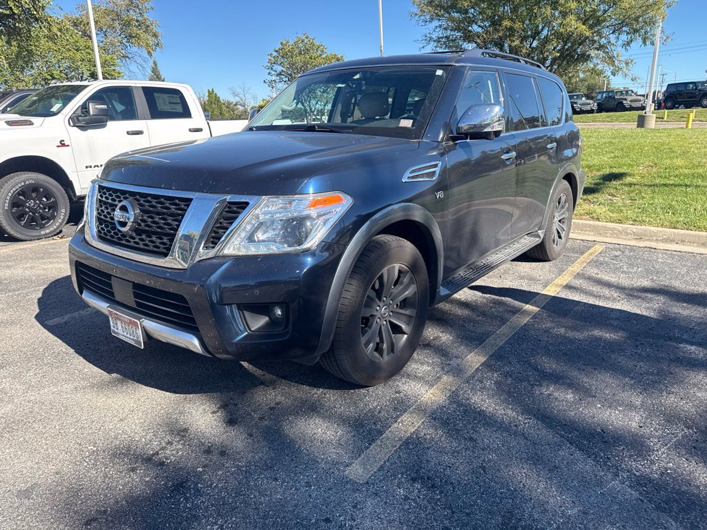 Used 2018 Nissan Armada Platinum w/ Captain Seat Package AWD/4WD image 1