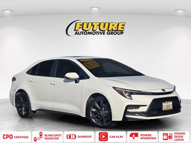 Certified 2024 Toyota Corolla SE w/ SE Premium Package FWD image 1