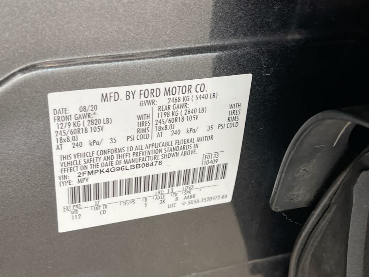 Used 2020 Ford Edge SE AWD/4WD image 28