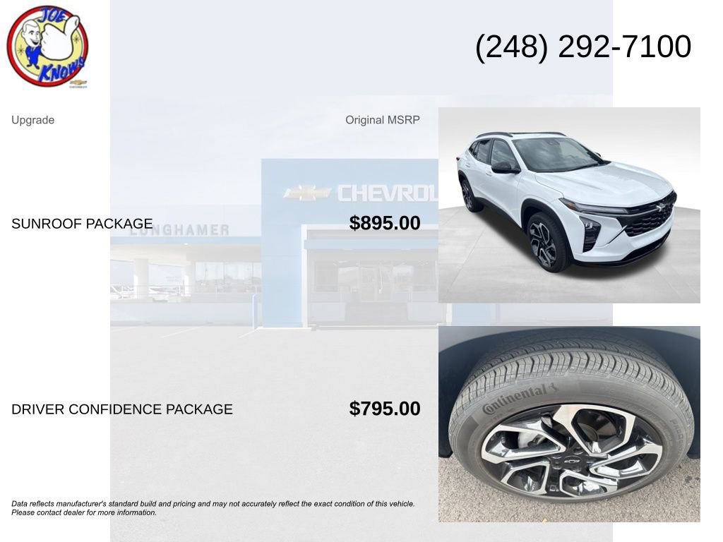 Used 2025 Chevrolet Trax RS w/ Sunroof Package FWD image 5