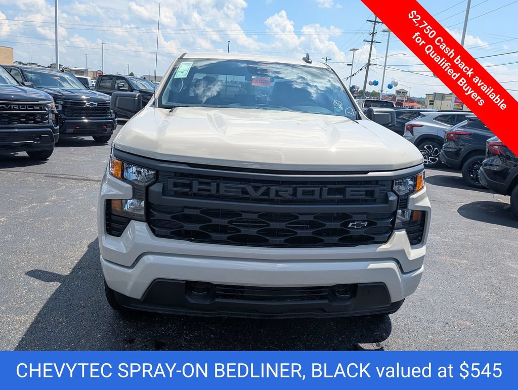New 2026 Chevrolet Silverado 1500 Custom w/ Turbomax Blackout Package AWD/4WD image 2