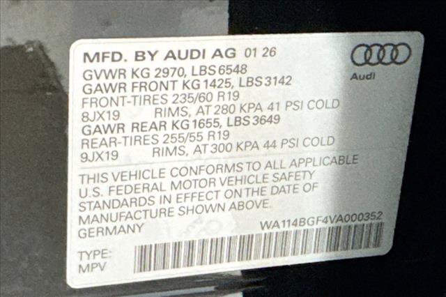 New 2027 Audi Q6 e-tron Premium AWD/4WD image 30