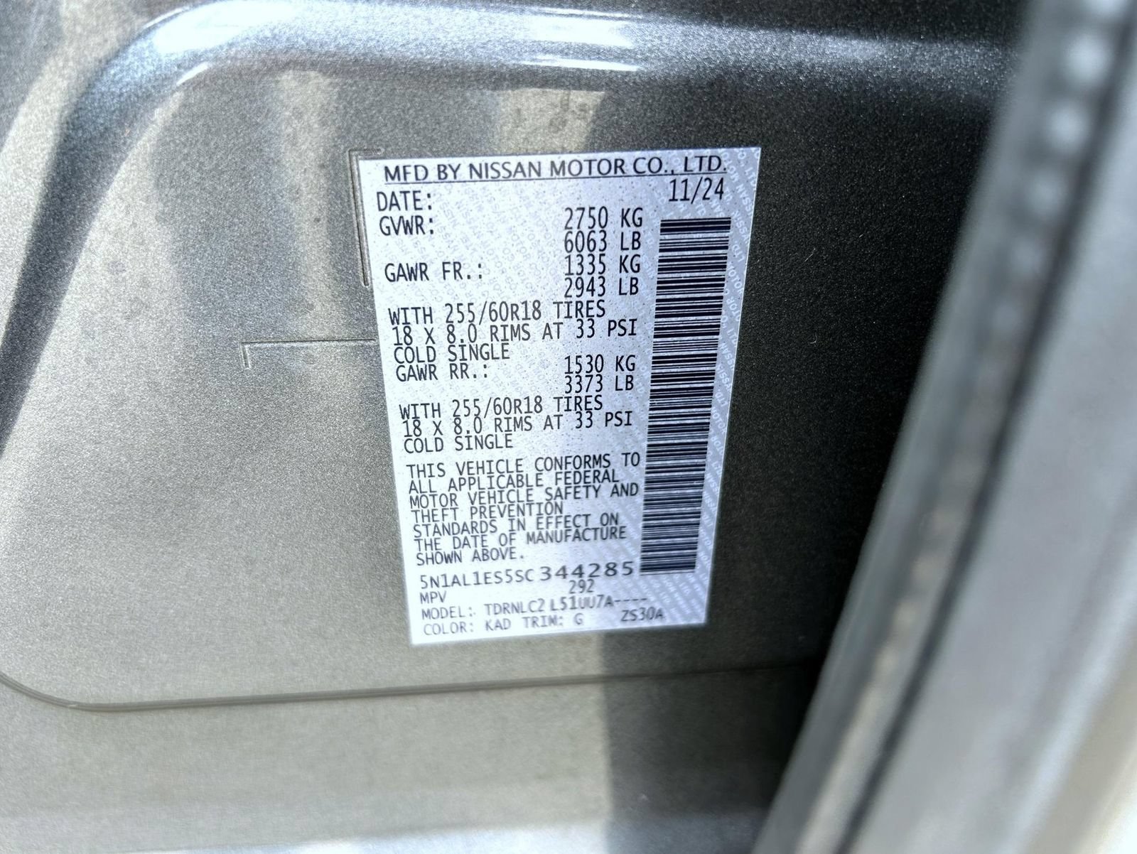 Certified 2025 INFINITI QX60 Pure AWD/4WD image 28