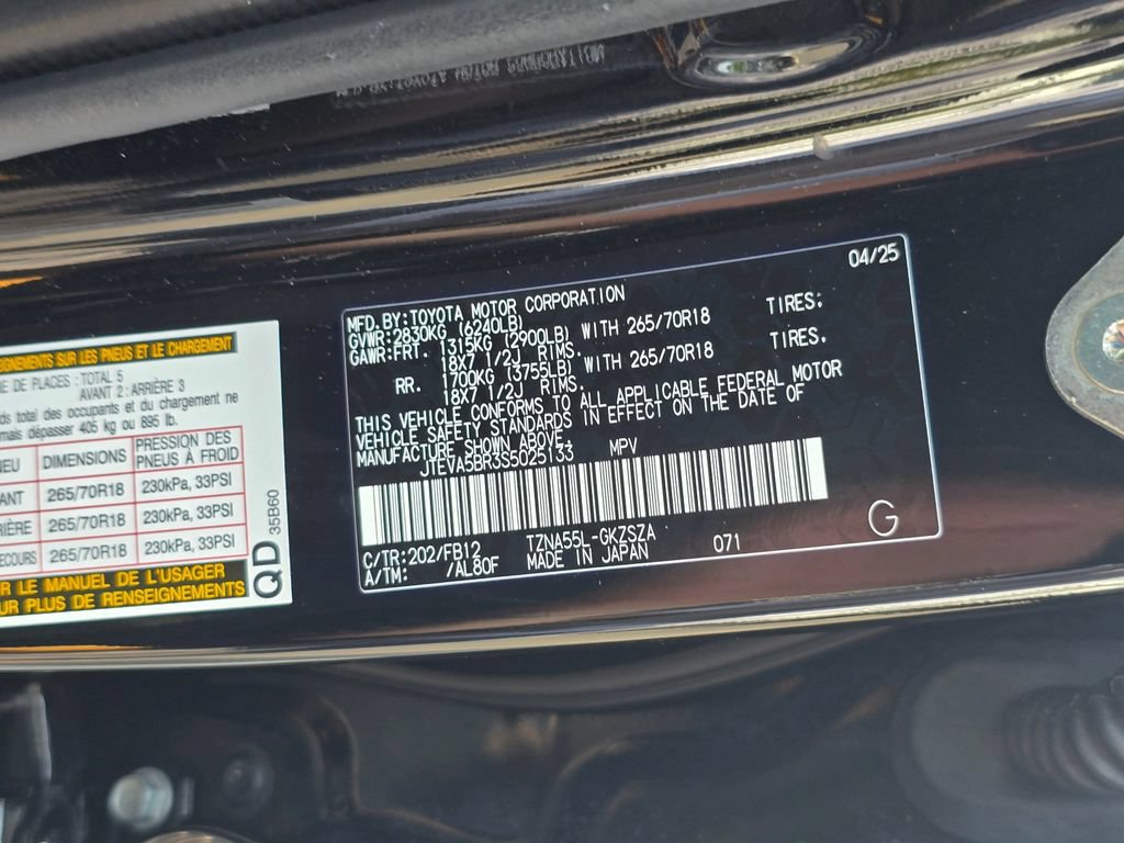 Used 2025 Toyota 4Runner TRD Off-Road AWD/4WD image 37