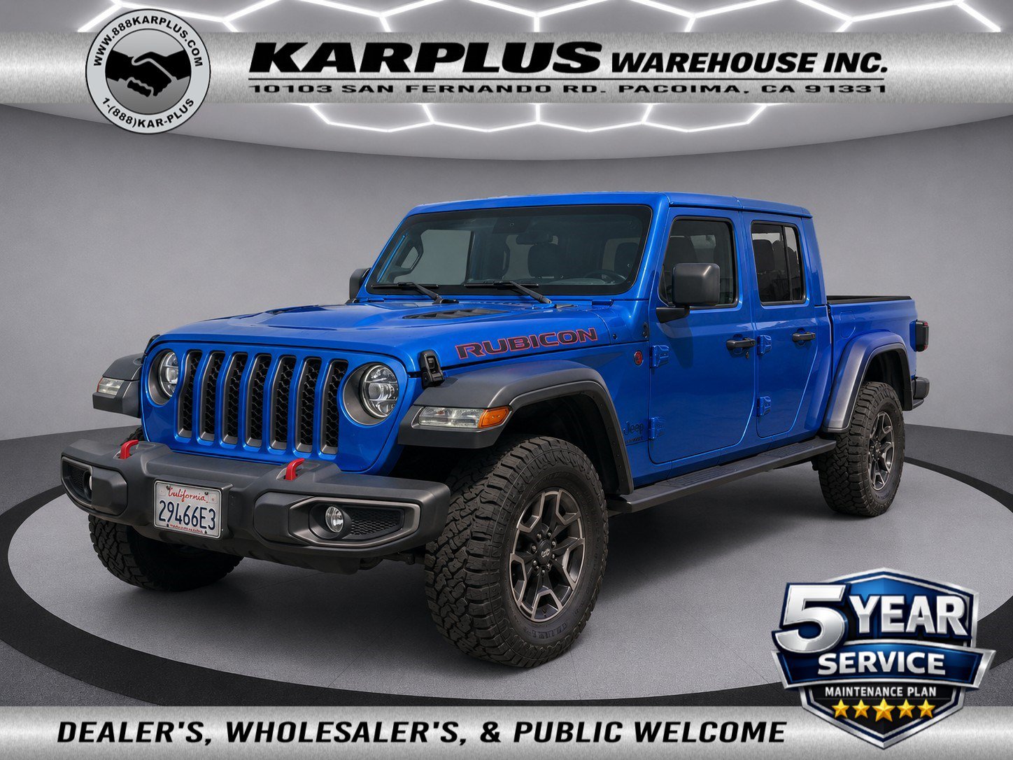 Used 2020 Jeep Gladiator Rubicon AWD/4WD image 1