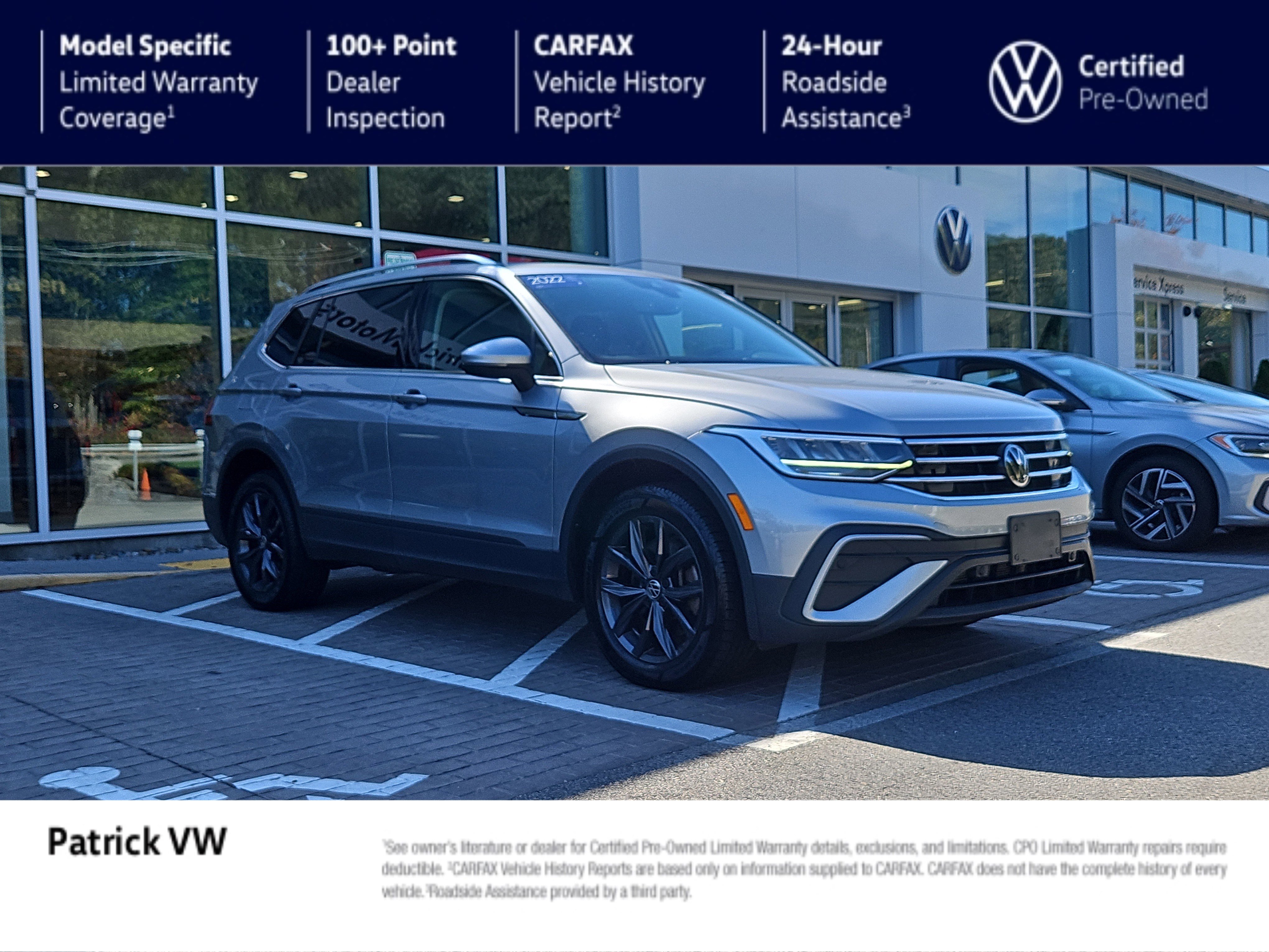 Certified 2022 Volkswagen Tiguan SE w/ Panoramic Sunroof Package