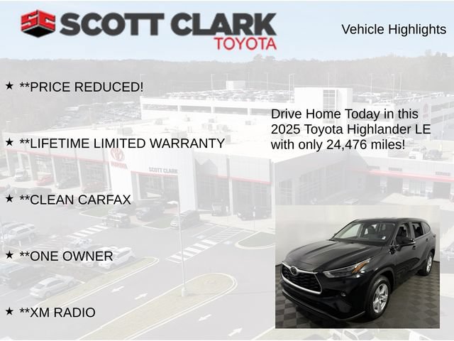 Used 2025 Toyota Highlander LE FWD image 12