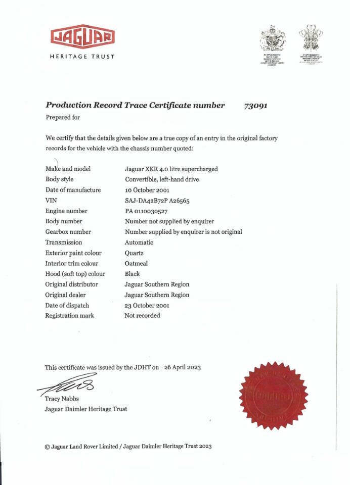 Used 2002 Jaguar XK8 Convertible image 11