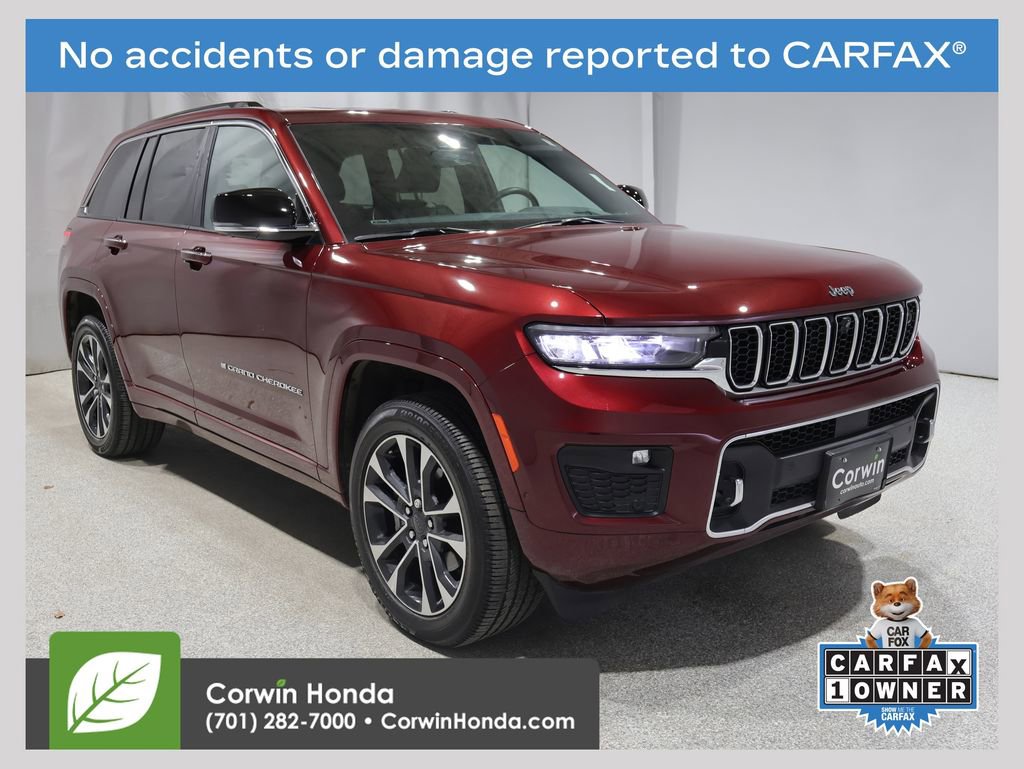 Used 2022 Jeep Grand Cherokee Overland w/ Adv Protech Group III AWD/4WD image 1