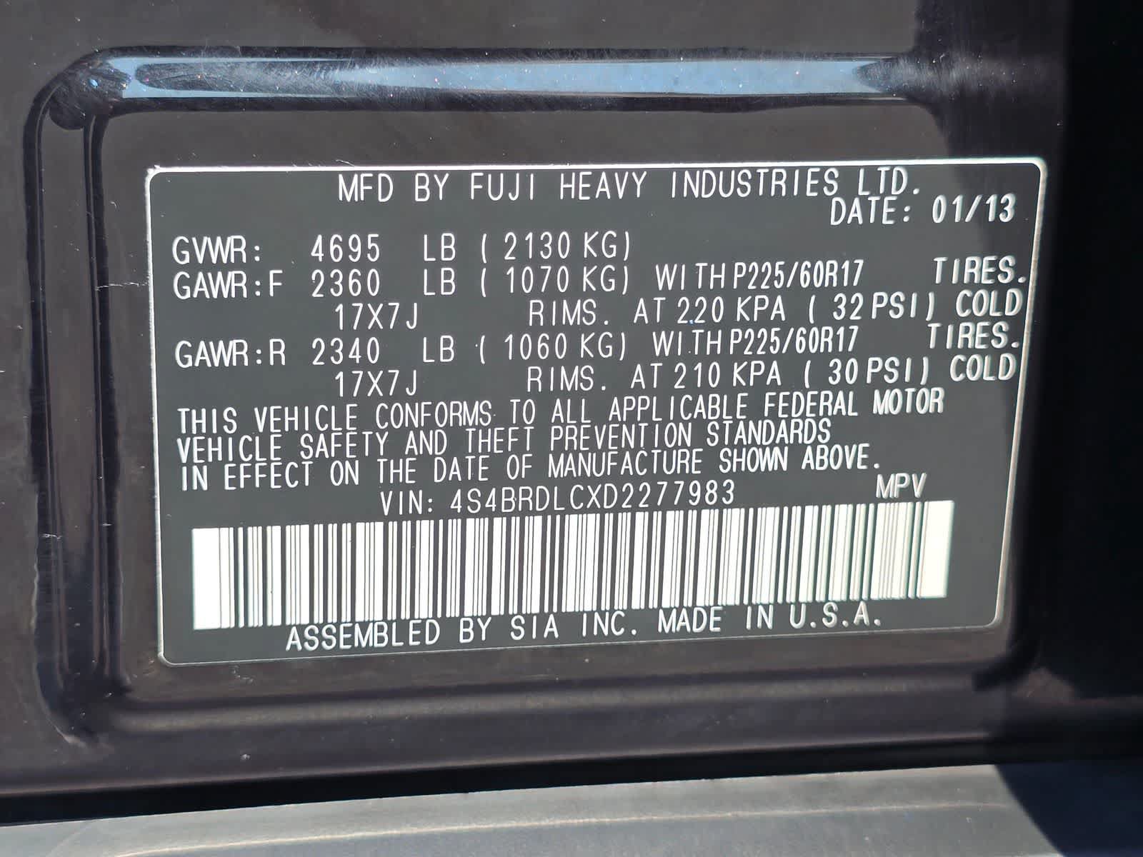 Used 2013 Subaru Outback 3.6R Limited AWD/4WD image 30