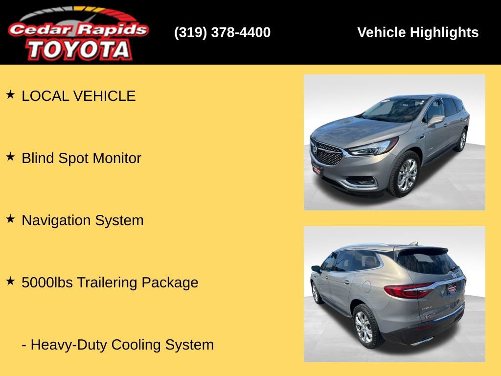 Used 2018 Buick Enclave Avenir w/ Trailering Package AWD/4WD image 21