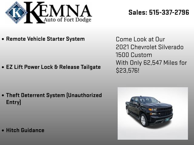 Used 2021 Chevrolet Silverado 1500 Custom image 19