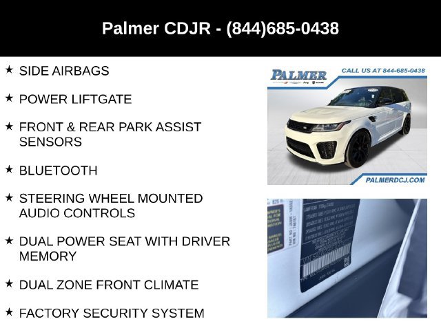 Used 2020 Land Rover Range Rover Sport SVR AWD/4WD image 18