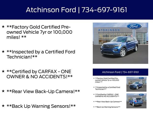 Certified 2023 Ford Explorer XLT w/ Equipment Group 202A image 4
