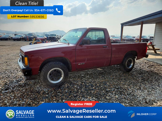 Used 1993 Chevrolet S10 Pickup 2WD Regular Cab