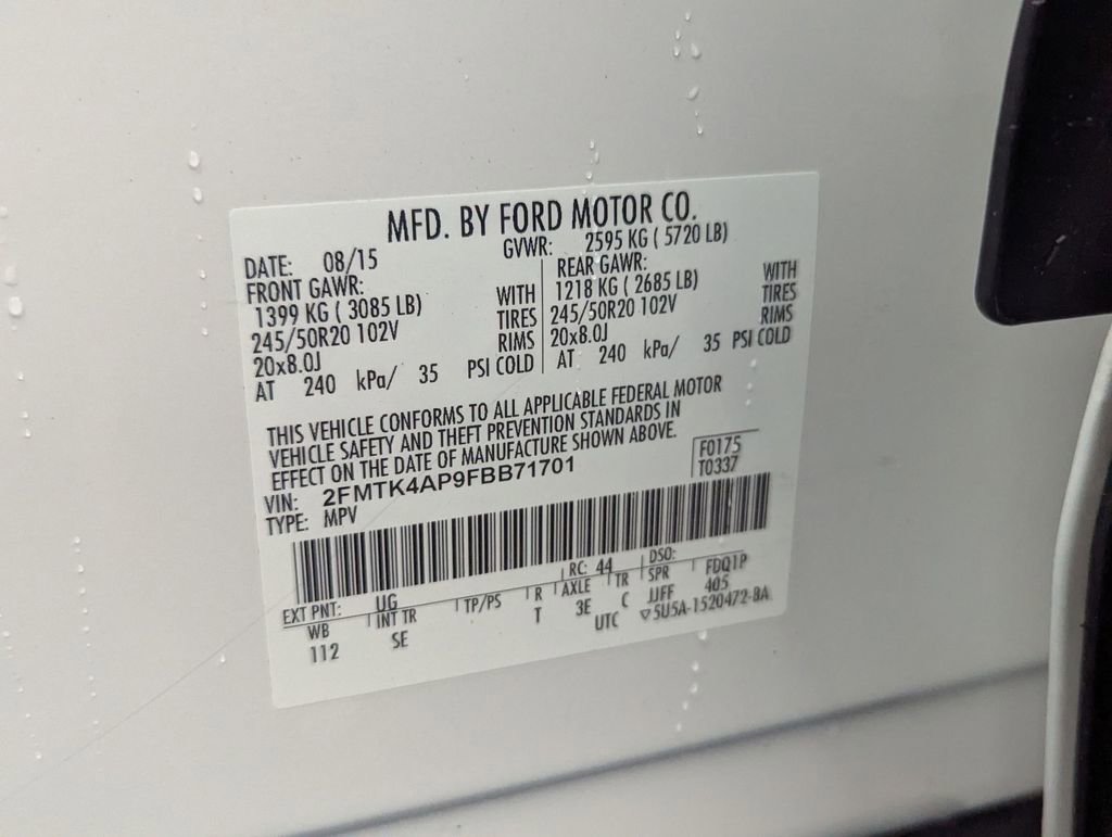 Used 2015 Ford Edge Sport w/ Equipment Group 401A AWD/4WD image 30