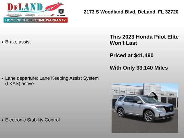 Used 2023 Honda Pilot Elite image 13