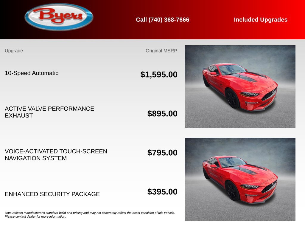 Used 2018 Ford Mustang GT Premium w/ Enhanced Security Package RWD image 5