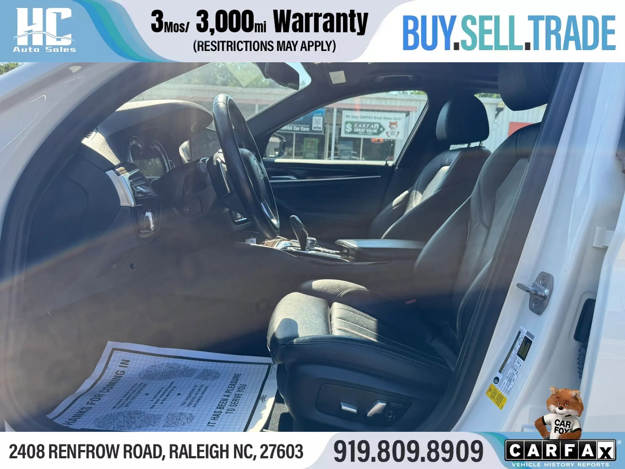 Used 2018 BMW 530i w/ Premium Package RWD image 12
